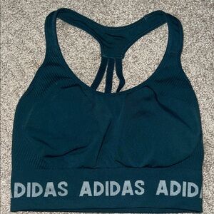 Adidas Dark Teal Racerback Bra